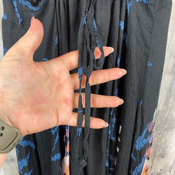 NWT Free People Embrace It Maxi Dress in Black Combo Size Small. - Picture 8 of 15